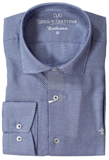 Сорочка мужская LVG Comfortable Blue Pattern