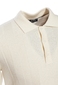 Джемпер светло-бежевый c отложным воротником на пуговицах