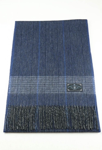 Купить мужской шарф из шерсти и хлопка в магазине Berton
